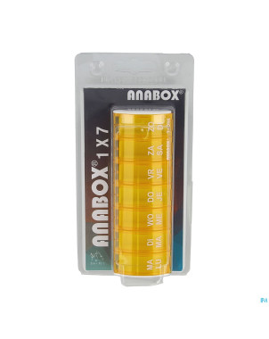 Anabox pilulier semaine orange