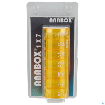 Anabox pilulier semaine orange