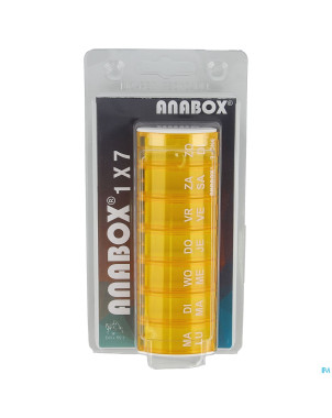 Anabox pilulier semaine orange