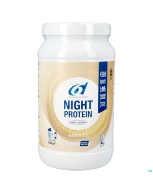 6d night protein vanilla    520g