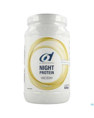6d night protein vanilla    520g