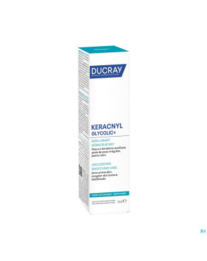 Ducray keracnyl glycolic+ creme desincrustant 30ml