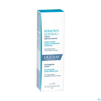 Ducray keracnyl glycolic+ creme desincrustant 30ml