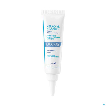 Ducray keracnyl glycolic+ creme desincrustant 30ml