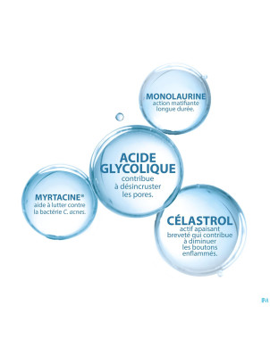 Ducray keracnyl glycolic+ creme desincrustant 30ml