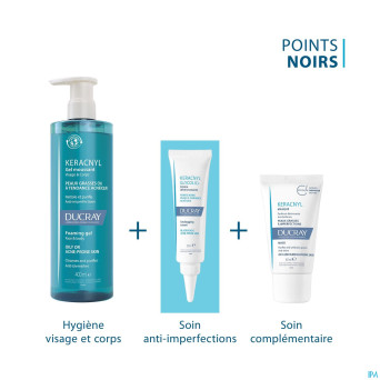 Ducray keracnyl glycolic+ creme desincrustant 30ml