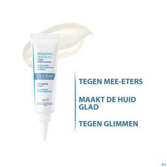 Ducray keracnyl glycolic+ creme desincrustant 30ml