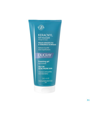 Ducray keracnyl gel moussant 200ml nf