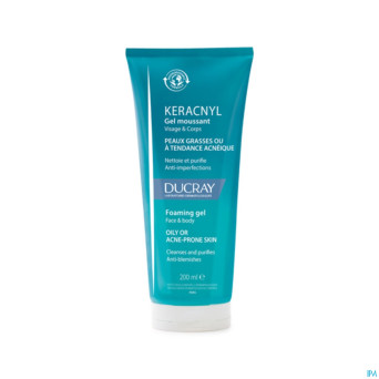 Ducray keracnyl gel moussant 200ml nf