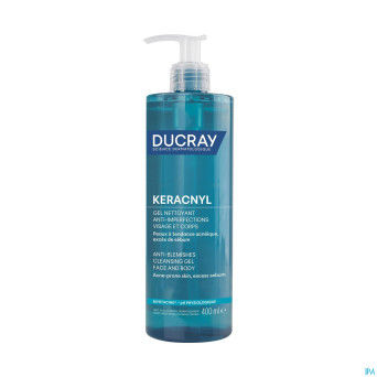 Ducray keracnyl gel moussant 400ml nf