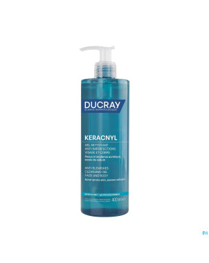 Ducray keracnyl gel moussant 400ml nf