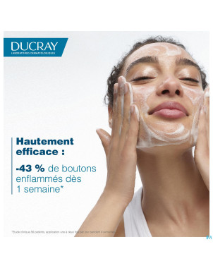 Ducray keracnyl gel moussant 400ml nf