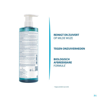 Ducray keracnyl gel moussant 400ml nf