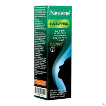 Nesivine eucalyptus 0,5mg/ml   sol pulv nasal 15ml