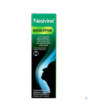 Nesivine eucalyptus 0,5mg/ml   sol pulv nasal 15ml