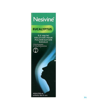 Nesivine eucalyptus 0,5mg/ml   sol pulv nasal 15ml