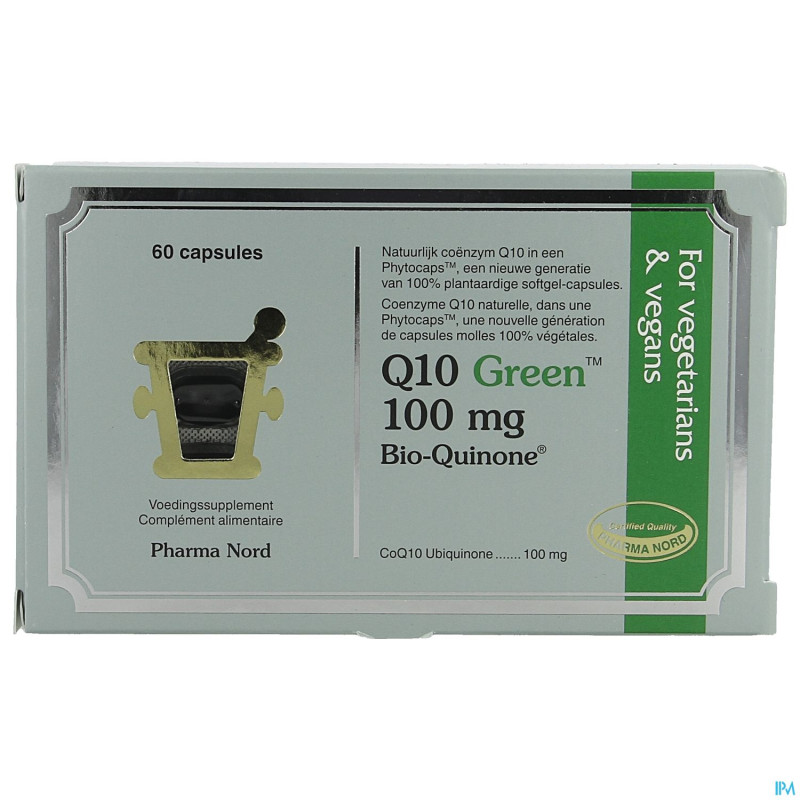Q10 green 100mg    soft v-caps 60