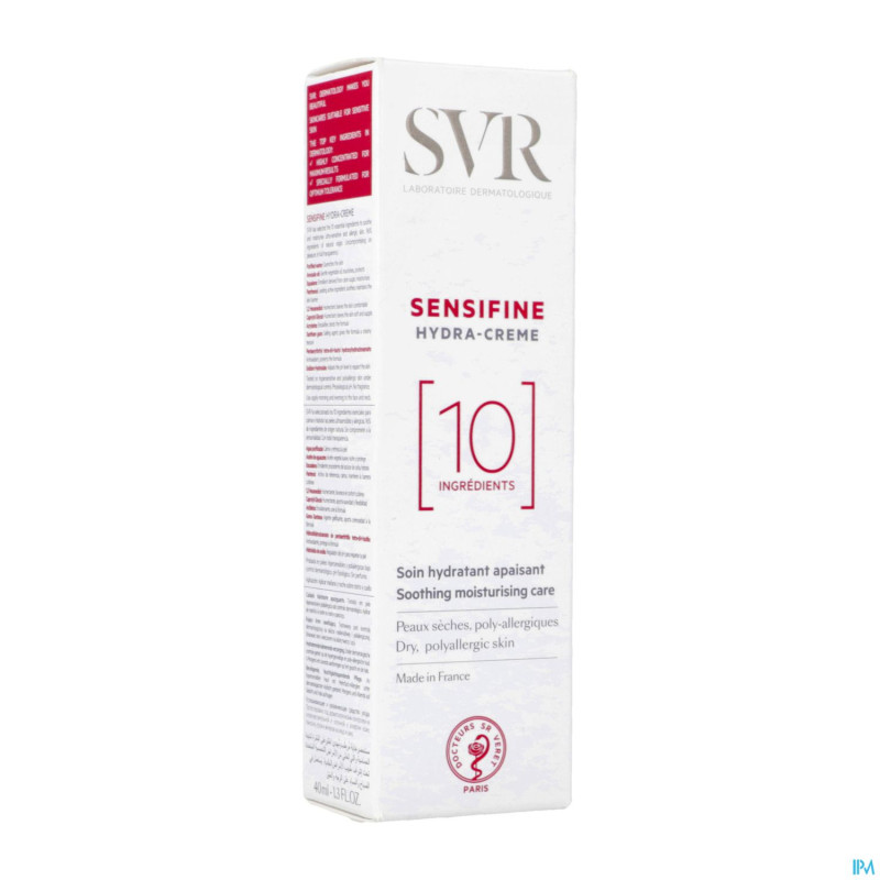 Svr sensifine hydra creme fl pompe 40ml