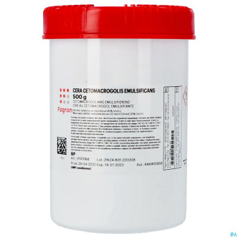 Cire cetomacrogol emulsifiant 500g fag