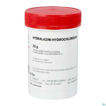 Hydralazine (chlorhydrate d') 25g fag