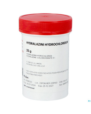 Hydralazine (chlorhydrate d') 25g fag