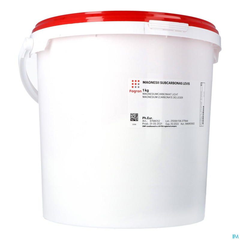 Magnesium (carbonate de)leger 1kg fag