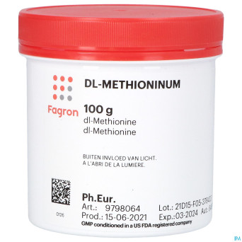 Methionine (dl-) 100g fag