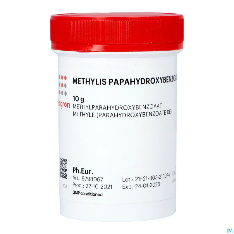 Parahydroxybenzoate de methyle 10g fag