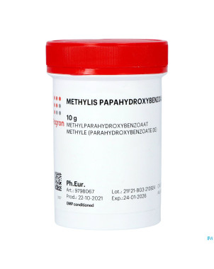 Parahydroxybenzoate de methyle 10g fag