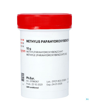 Parahydroxybenzoate de methyle 10g fag