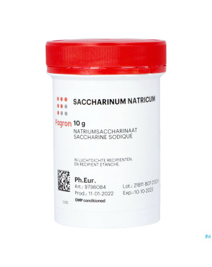 Saccharine sodique 10g fag