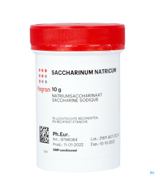 Saccharine sodique 10g fag