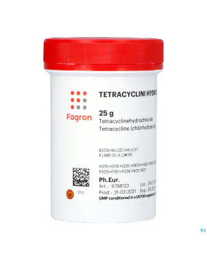 Tetracycline (chlorhydrate de) 25g fag