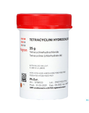 Tetracycline (chlorhydrate de) 25g fag