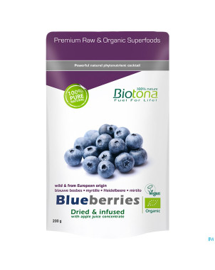Biotona superfoods blueberries 200g