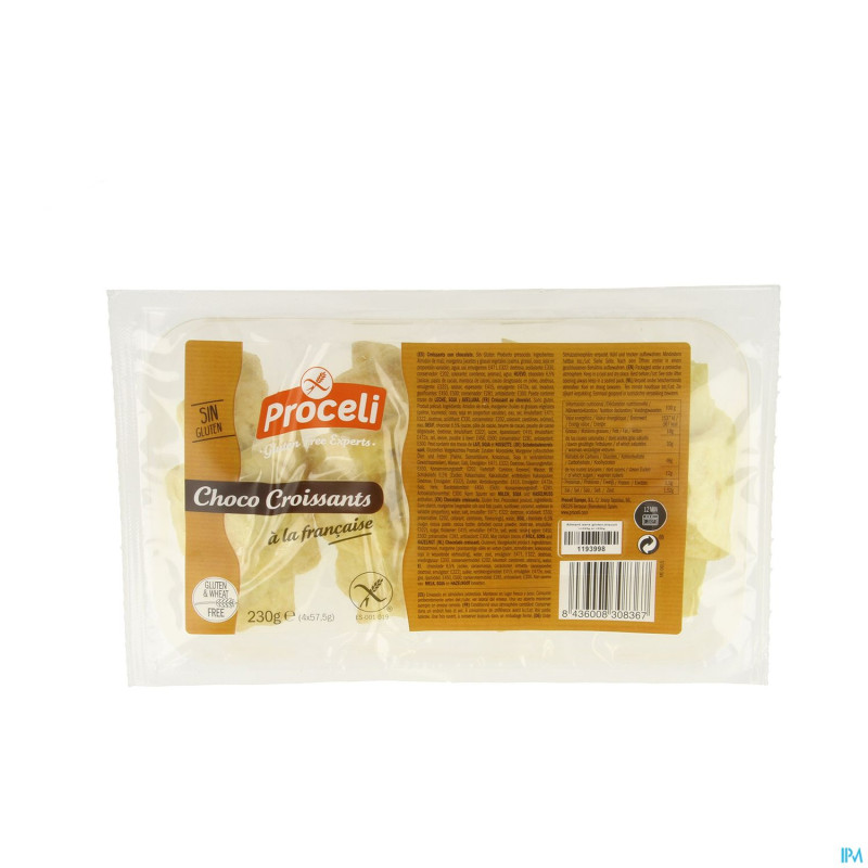 Proceli croissants chocolat    230g 3514 revogan