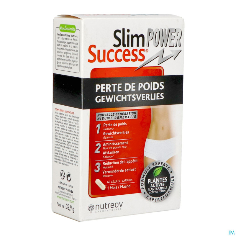 Slim success power perte poids    caps 60