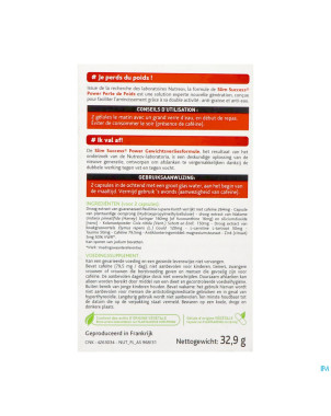 Slim success power perte poids    caps 60