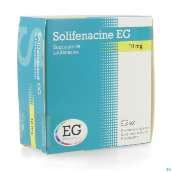 Solifenacine eg 10mg comp pell 200 pvc/alu