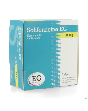 Solifenacine eg 10mg comp pell 200 pvc/alu