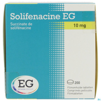 Solifenacine eg 10mg comp pell 200 pvc/alu