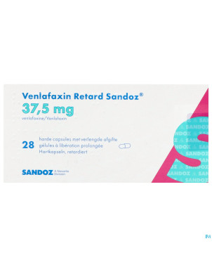 Venlafaxin retard sandoz 37,5mg lib.prol. caps  28