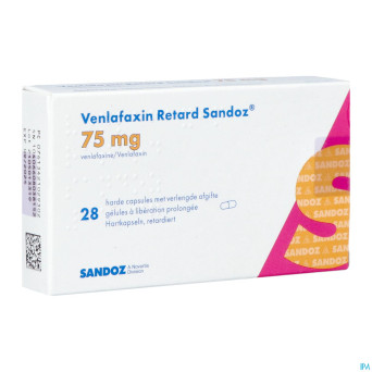 Venlafaxin retard sandoz 75,0mg lib.prol. caps  28