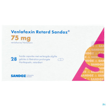 Venlafaxin retard sandoz 75,0mg lib.prol. caps  28