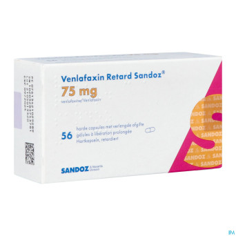 Venlafaxin retard sandoz 75,0mg lib.prol. caps  56