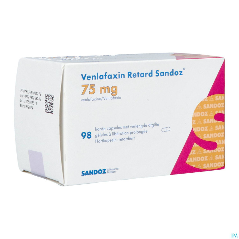 Venlafaxin retard sandoz 75,0mg lib.prol. caps  98