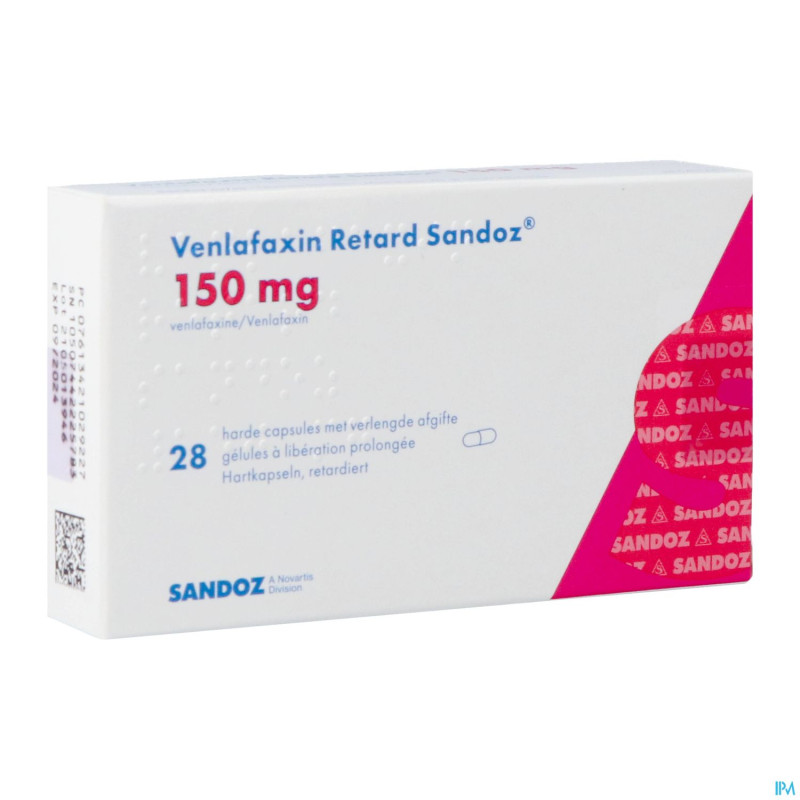 Venlafaxin retard sandoz 150mg lib.prol.  caps  28