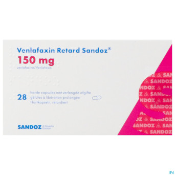 Venlafaxin retard sandoz 150mg lib.prol.  caps  28