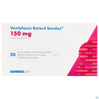 Venlafaxin retard sandoz 150mg lib.prol.  caps  28