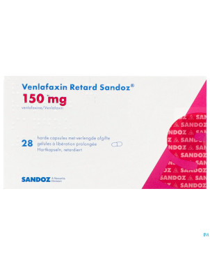 Venlafaxin retard sandoz 150mg lib.prol.  caps  28
